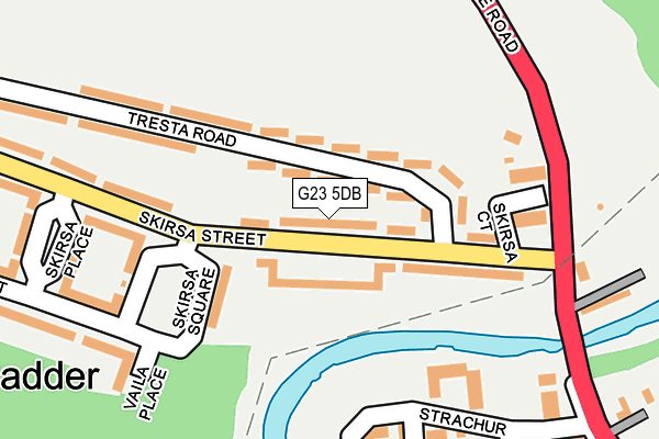 G23 5DB map - OS OpenMap – Local (Ordnance Survey) G23 5DB map - OS OpenMap – Local (Ordnance Survey)
