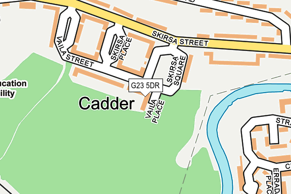 G23 5DR map - OS OpenMap – Local (Ordnance Survey) G23 5DR map - OS OpenMap – Local (Ordnance Survey)