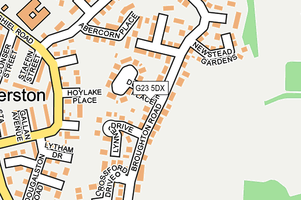 G23 5DX map - OS OpenMap – Local (Ordnance Survey) G23 5DX map - OS OpenMap – Local (Ordnance Survey)