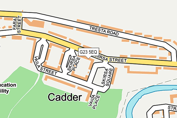 G23 5EQ map - OS OpenMap – Local (Ordnance Survey) G23 5EQ map - OS OpenMap – Local (Ordnance Survey)