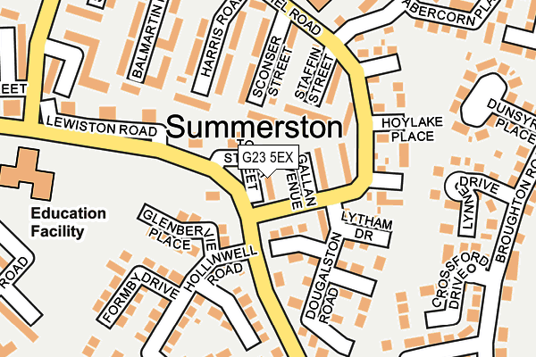 G23 5EX map - OS OpenMap – Local (Ordnance Survey) G23 5EX map - OS OpenMap – Local (Ordnance Survey)