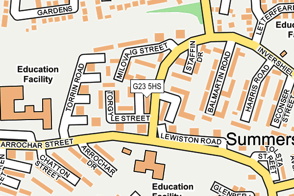 G23 5HS map - OS OpenMap – Local (Ordnance Survey) G23 5HS map - OS OpenMap – Local (Ordnance Survey)