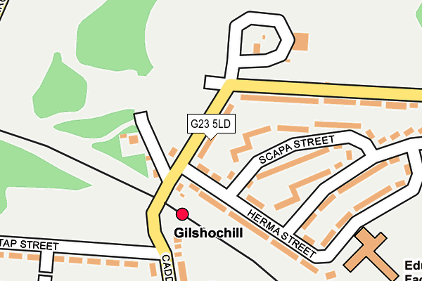 G23 5LD map - OS OpenMap – Local (Ordnance Survey) G23 5LD map - OS OpenMap – Local (Ordnance Survey)