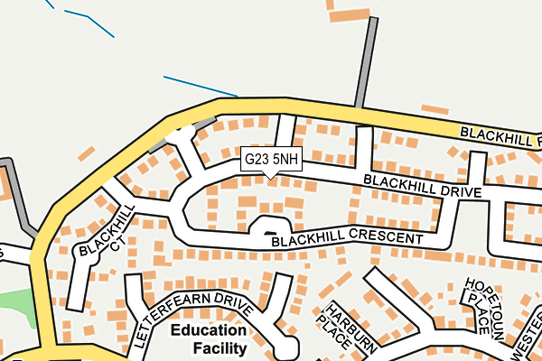 G23 5NH map - OS OpenMap – Local (Ordnance Survey) G23 5NH map - OS OpenMap – Local (Ordnance Survey)