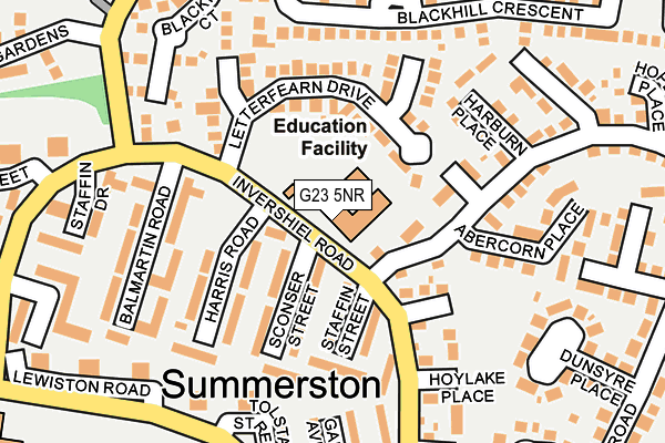 G23 5NR map - OS OpenMap – Local (Ordnance Survey) G23 5NR map - OS OpenMap – Local (Ordnance Survey)