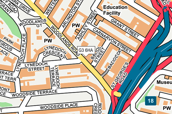 G3 6HA map - OS OpenMap – Local (Ordnance Survey)