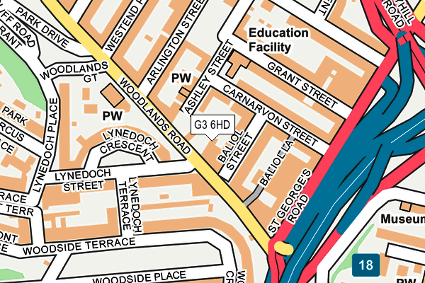 G3 6HD map - OS OpenMap – Local (Ordnance Survey) G3 6HD map - OS OpenMap – Local (Ordnance Survey)