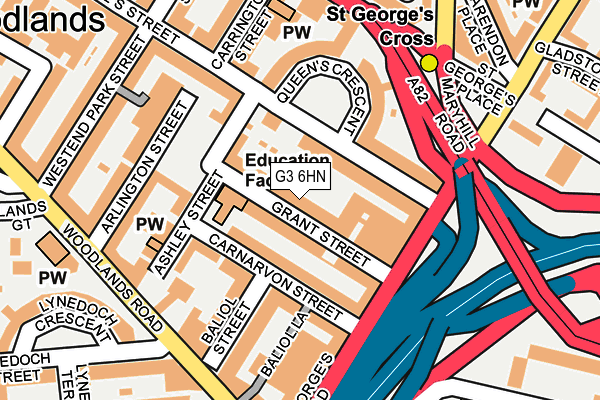 G3 6HN map - OS OpenMap – Local (Ordnance Survey)