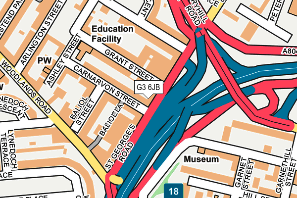 G3 6JB map - OS OpenMap – Local (Ordnance Survey) G3 6JB map - OS OpenMap – Local (Ordnance Survey)