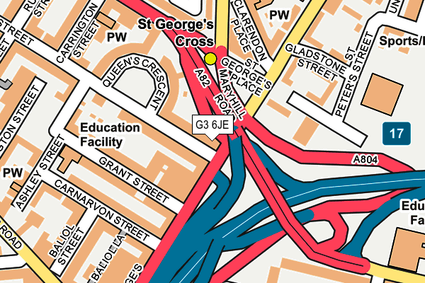 G3 6JE map - OS OpenMap – Local (Ordnance Survey) G3 6JE map - OS OpenMap – Local (Ordnance Survey)