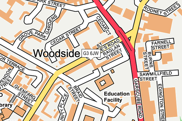 G3 6JW map - OS OpenMap – Local (Ordnance Survey) G3 6JW map - OS OpenMap – Local (Ordnance Survey)