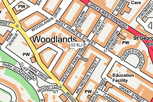 G3 6LJ map - OS OpenMap – Local (Ordnance Survey) G3 6LJ map - OS OpenMap – Local (Ordnance Survey)