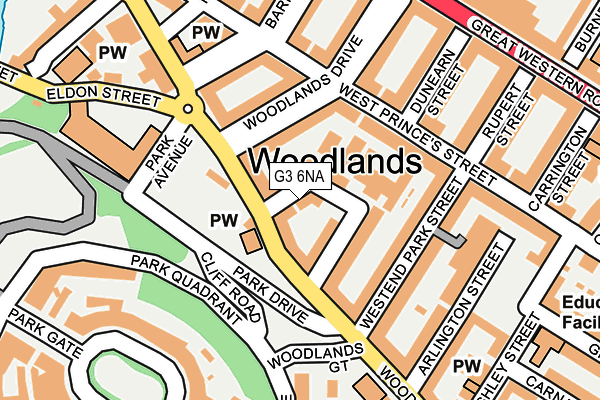 G3 6NA map - OS OpenMap – Local (Ordnance Survey) G3 6NA map - OS OpenMap – Local (Ordnance Survey)