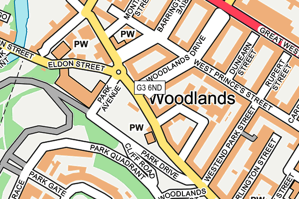 G3 6ND map - OS OpenMap – Local (Ordnance Survey)