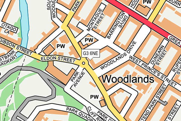 G3 6NE map - OS OpenMap – Local (Ordnance Survey)