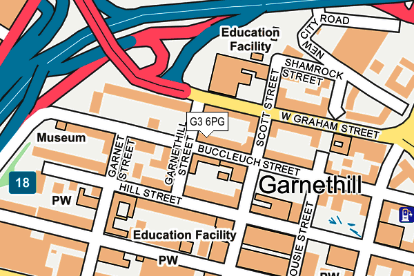 G3 6PG map - OS OpenMap – Local (Ordnance Survey)