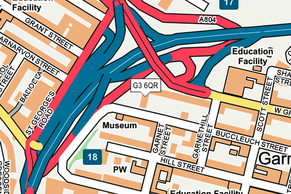 G3 6QR map - OS OpenMap – Local (Ordnance Survey)