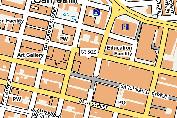 G3 6QZ map - OS OpenMap – Local (Ordnance Survey)