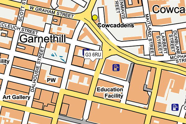 G3 6RU map - OS OpenMap – Local (Ordnance Survey)