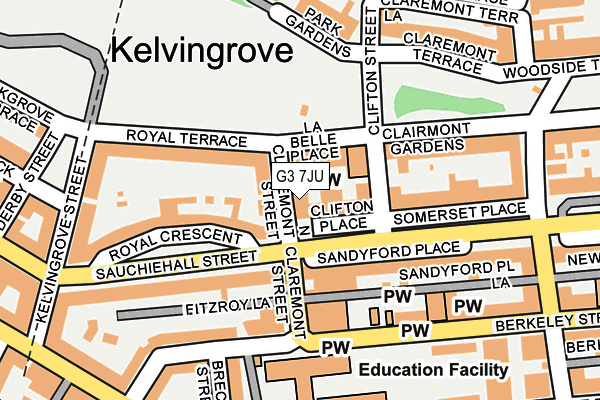 G3 7JU map - OS OpenMap – Local (Ordnance Survey)