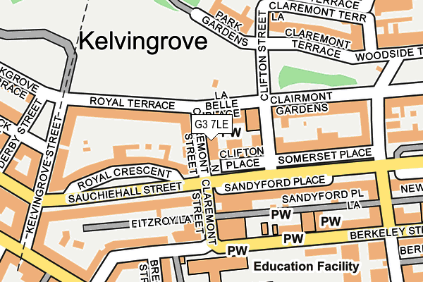 G3 7LE map - OS OpenMap – Local (Ordnance Survey) G3 7LE map - OS OpenMap – Local (Ordnance Survey)