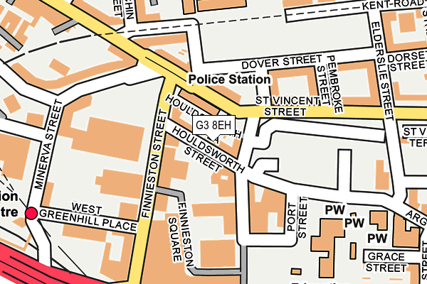 G3 8EH map - OS OpenMap – Local (Ordnance Survey)