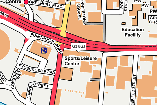 G3 8GJ map - OS OpenMap – Local (Ordnance Survey) G3 8GJ map - OS OpenMap – Local (Ordnance Survey)