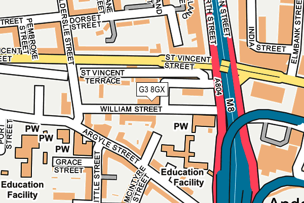 G3 8GX map - OS OpenMap – Local (Ordnance Survey) G3 8GX map - OS OpenMap – Local (Ordnance Survey)