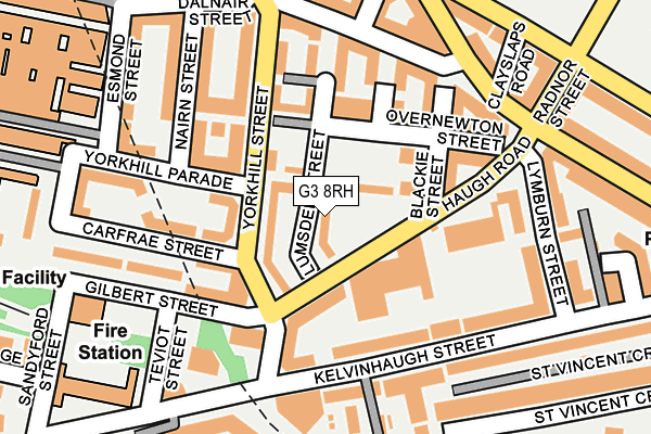 G3 8RH map - OS OpenMap – Local (Ordnance Survey)