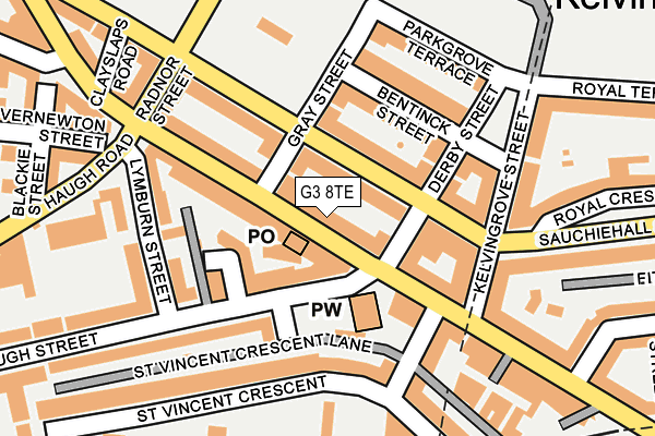 G3 8TE map - OS OpenMap – Local (Ordnance Survey) G3 8TE map - OS OpenMap – Local (Ordnance Survey)