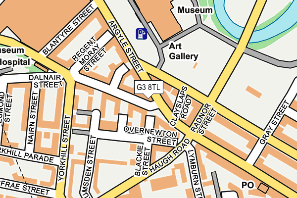 G3 8TL map - OS OpenMap – Local (Ordnance Survey) G3 8TL map - OS OpenMap – Local (Ordnance Survey)