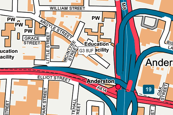 G3 8UF map - OS OpenMap – Local (Ordnance Survey) G3 8UF map - OS OpenMap – Local (Ordnance Survey)