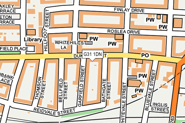 G31 1DN map - OS OpenMap – Local (Ordnance Survey) G31 1DN map - OS OpenMap – Local (Ordnance Survey)