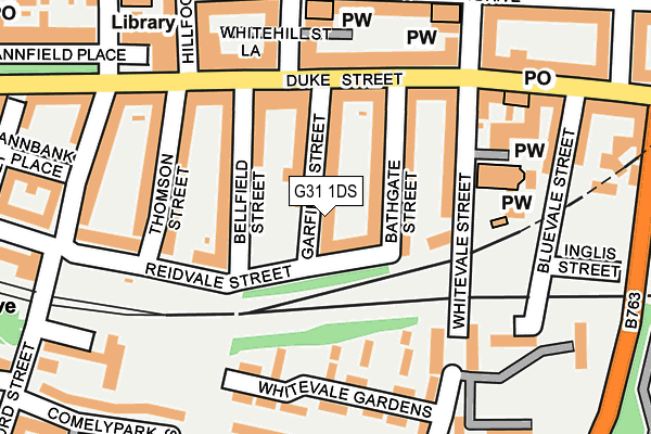 G31 1DS map - OS OpenMap – Local (Ordnance Survey) G31 1DS map - OS OpenMap – Local (Ordnance Survey)