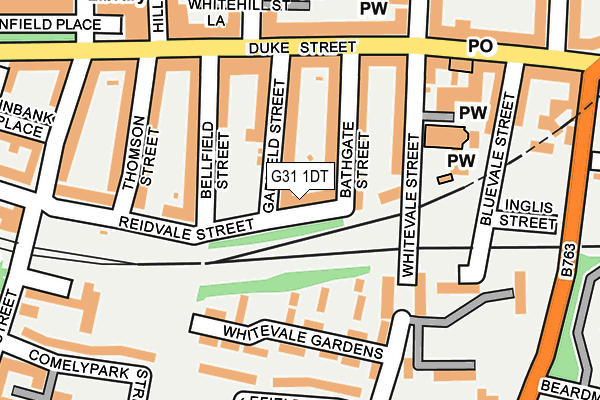 G31 1DT map - OS OpenMap – Local (Ordnance Survey) G31 1DT map - OS OpenMap – Local (Ordnance Survey)