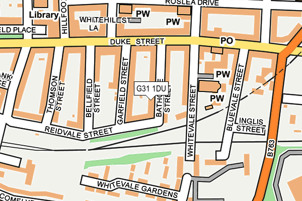 G31 1DU map - OS OpenMap – Local (Ordnance Survey) G31 1DU map - OS OpenMap – Local (Ordnance Survey)