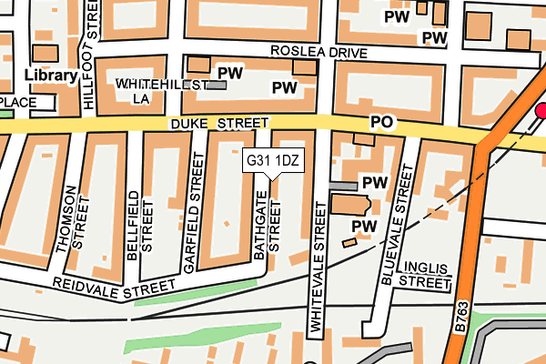 G31 1DZ map - OS OpenMap – Local (Ordnance Survey) G31 1DZ map - OS OpenMap – Local (Ordnance Survey)