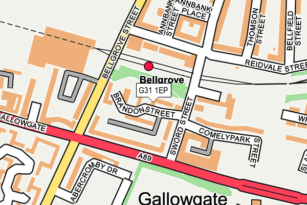 G31 1EP map - OS OpenMap – Local (Ordnance Survey) G31 1EP map - OS OpenMap – Local (Ordnance Survey)