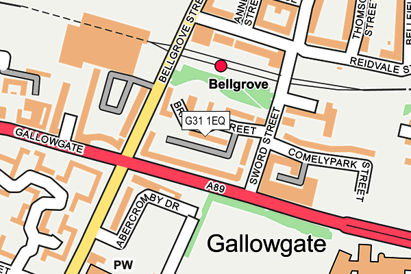 G31 1EQ map - OS OpenMap – Local (Ordnance Survey) G31 1EQ map - OS OpenMap – Local (Ordnance Survey)