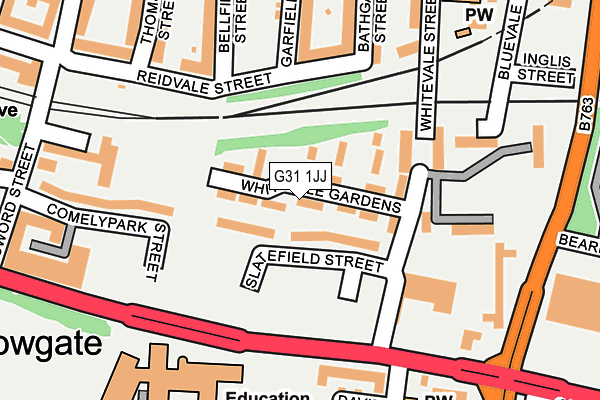 G31 1JJ map - OS OpenMap – Local (Ordnance Survey) G31 1JJ map - OS OpenMap – Local (Ordnance Survey)