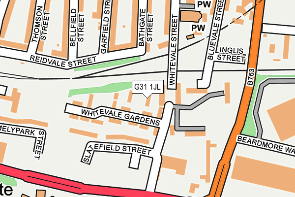 G31 1JL map - OS OpenMap – Local (Ordnance Survey) G31 1JL map - OS OpenMap – Local (Ordnance Survey)