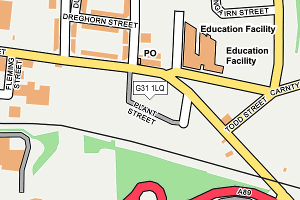 G31 1LQ map - OS OpenMap – Local (Ordnance Survey) G31 1LQ map - OS OpenMap – Local (Ordnance Survey)