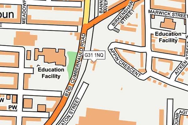 G31 1NQ map - OS OpenMap – Local (Ordnance Survey) G31 1NQ map - OS OpenMap – Local (Ordnance Survey)
