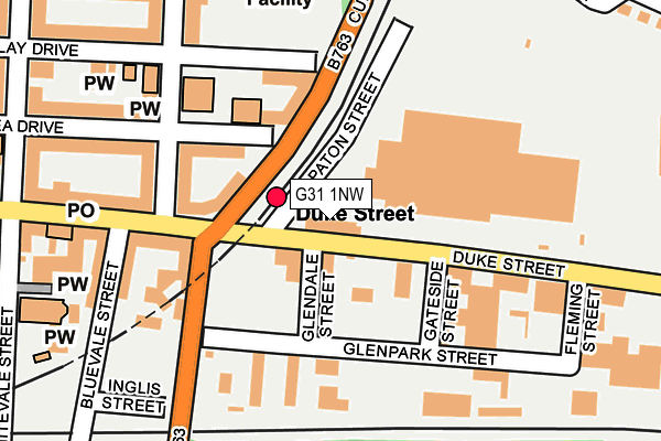 G31 1NW map - OS OpenMap – Local (Ordnance Survey) G31 1NW map - OS OpenMap – Local (Ordnance Survey)