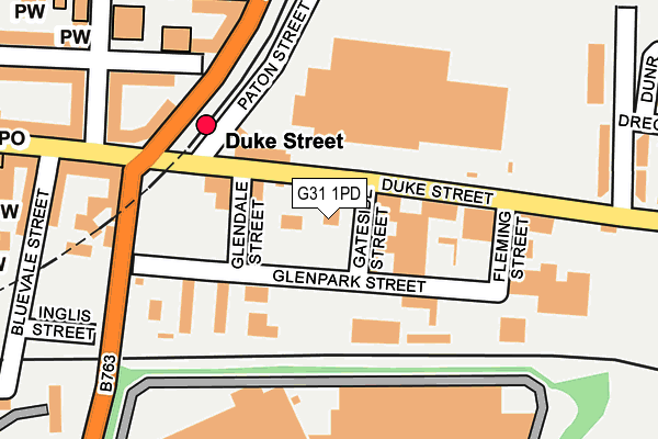 G31 1PD map - OS OpenMap – Local (Ordnance Survey) G31 1PD map - OS OpenMap – Local (Ordnance Survey)