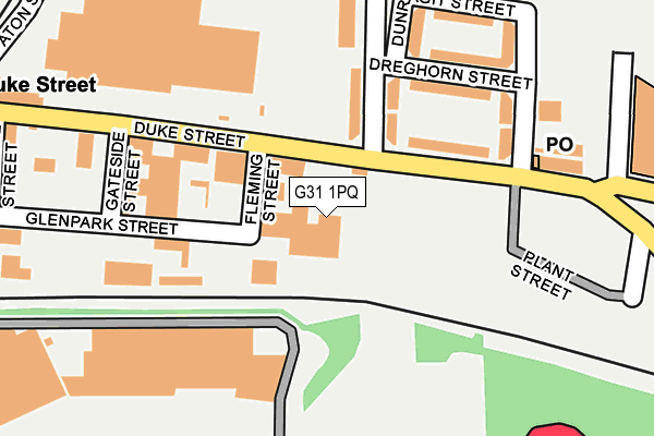 G31 1PQ map - OS OpenMap – Local (Ordnance Survey) G31 1PQ map - OS OpenMap – Local (Ordnance Survey)