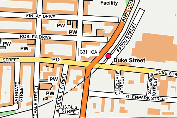 G31 1QA map - OS OpenMap – Local (Ordnance Survey) G31 1QA map - OS OpenMap – Local (Ordnance Survey)