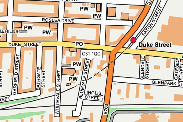 G31 1QQ map - OS OpenMap – Local (Ordnance Survey) G31 1QQ map - OS OpenMap – Local (Ordnance Survey)