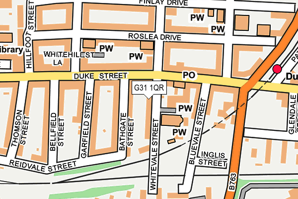 G31 1QR map - OS OpenMap – Local (Ordnance Survey) G31 1QR map - OS OpenMap – Local (Ordnance Survey)