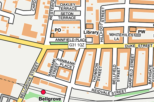 G31 1QZ map - OS OpenMap – Local (Ordnance Survey) G31 1QZ map - OS OpenMap – Local (Ordnance Survey)